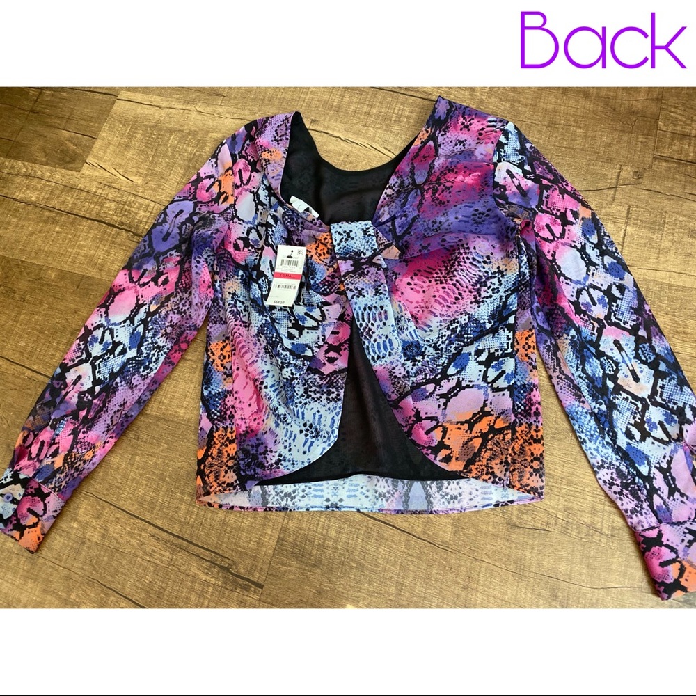 🆕Woman Snake-print Twist Top - Picture 4 of 4